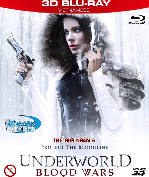 Z217. Underworld Blood Wars 2016 - THẾ GIỚI NGẦM 5 3D50G (DTS - HD MA 5.1)